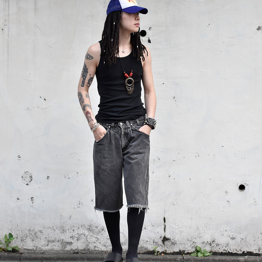 90's Levi's “Silver Tab” カットオフ バギー デニムパンツ USA製 240621H