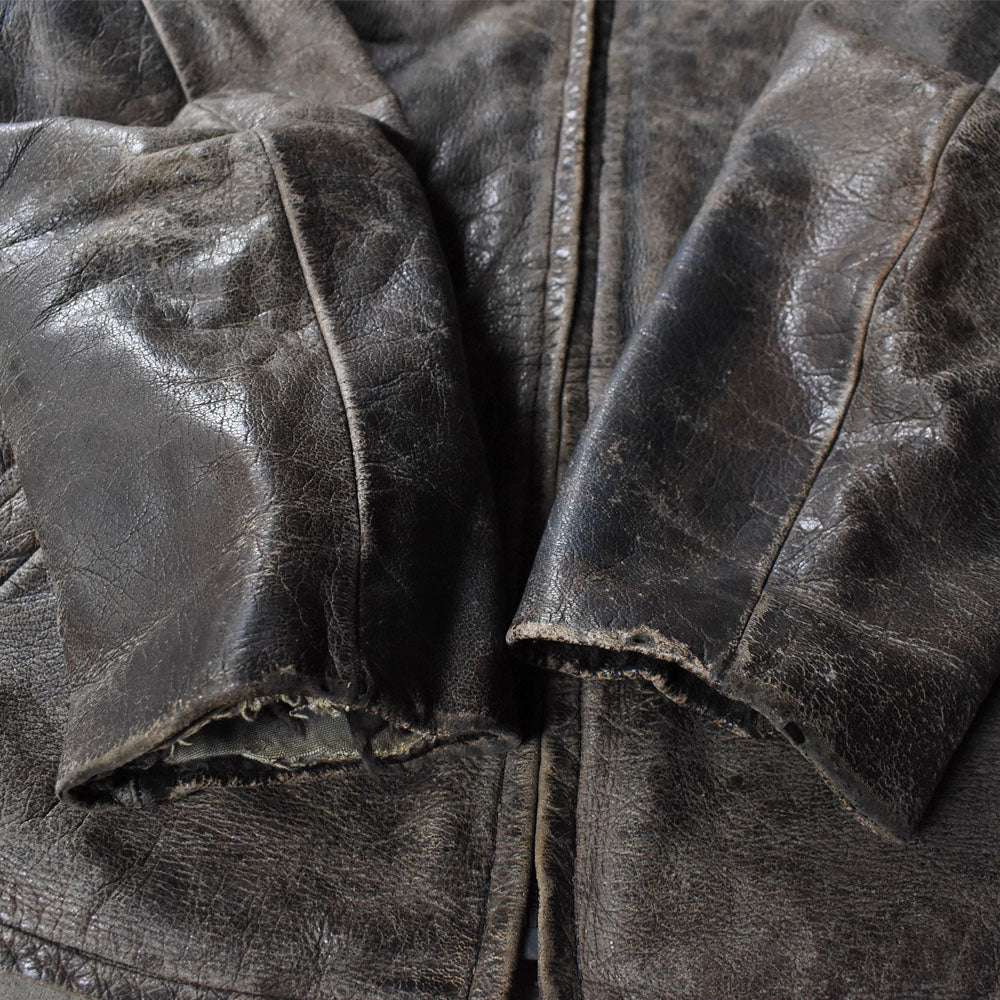 90’s グランジフェード レザージャケット 251028H