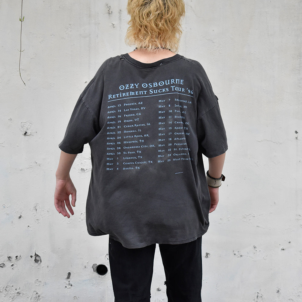 90's Ozzy Osbourne “RETIREMENT SUCKS“ Tour Tシャツ 240707H