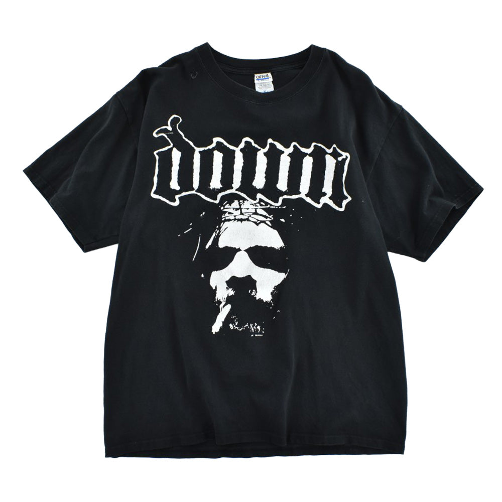 Y2K DOWN "OVER THE UNDER" ヘヴィメタル ロックTシャツ 260731H