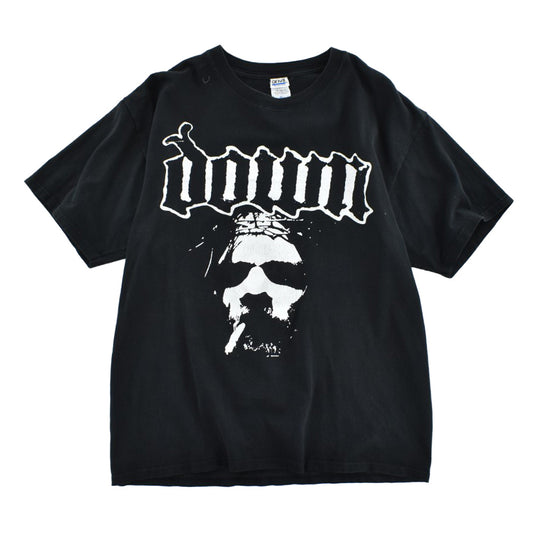 Y2K DOWN "OVER THE UNDER" ヘヴィメタル ロックTシャツ 260731H