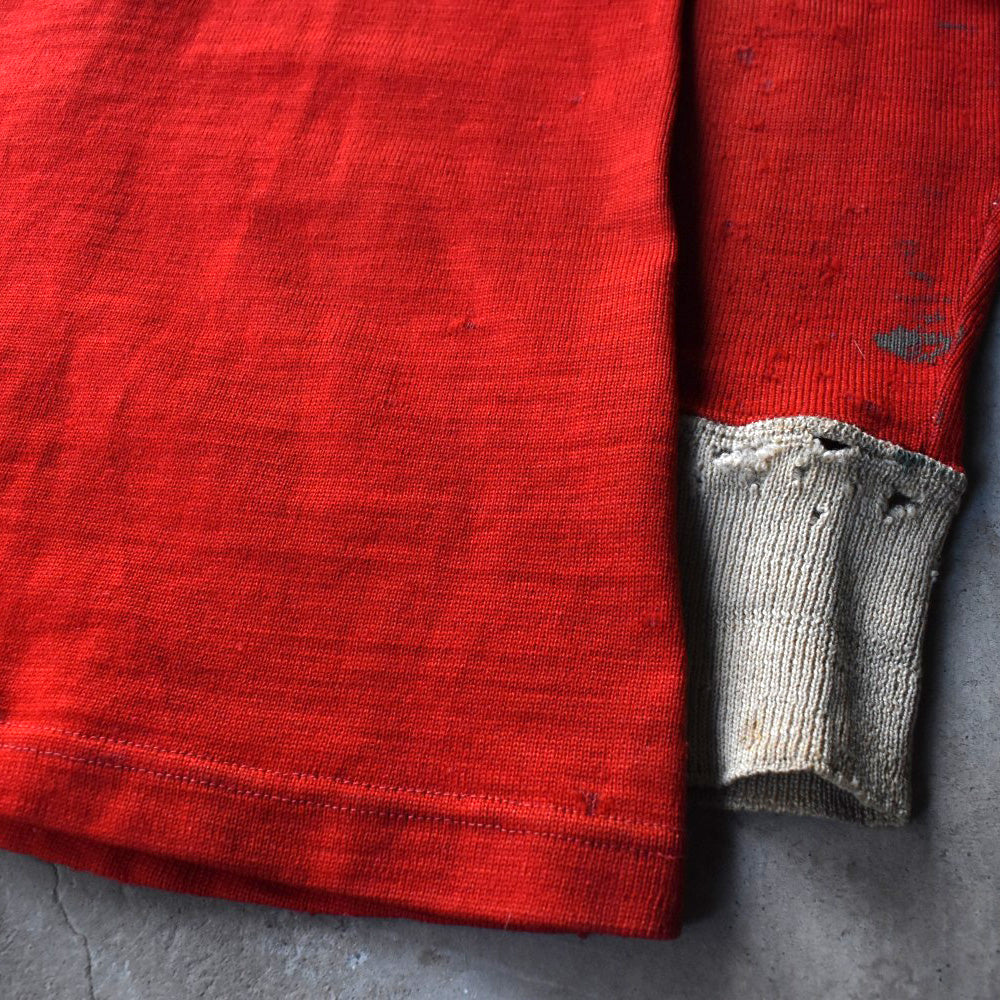 40’s Olympic Sports "BORO" レタードカーディガン 251202H