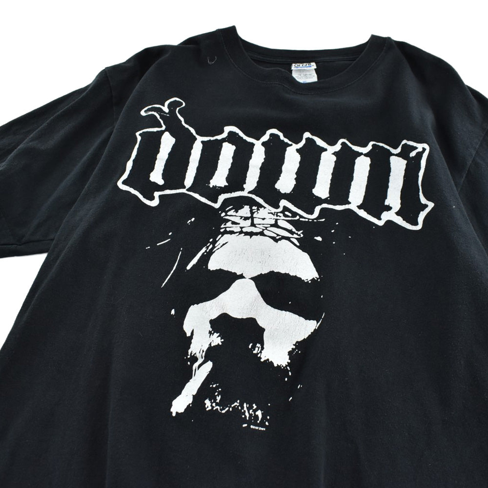 Y2K DOWN "OVER THE UNDER" ヘヴィメタル ロックTシャツ 260731H