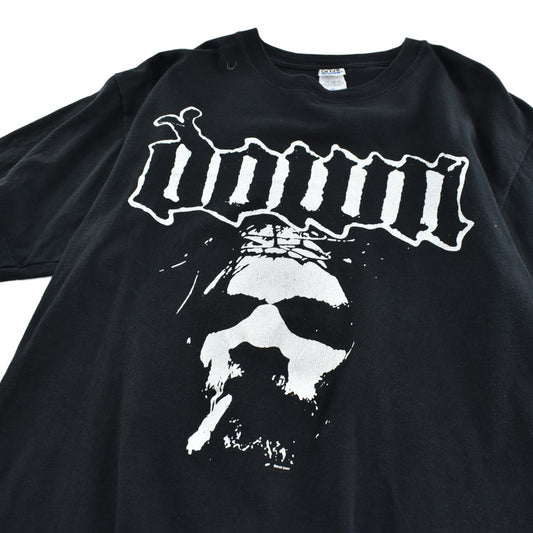 Y2K DOWN "OVER THE UNDER" ヘヴィメタル ロックTシャツ 260731H