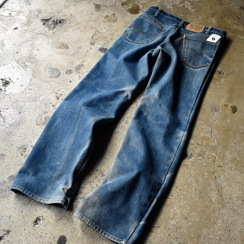 80's Levi's 39103-2517 “冬季オリンピックモデル” ライナー付きデニムパンツ ハチノス！ USA製 241109H