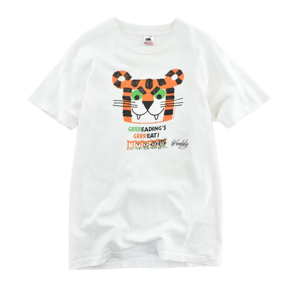 80’s Ed Emberley “GRRREADING'S GRRREAT!” 絵本 アートTシャツ USA製 260807H