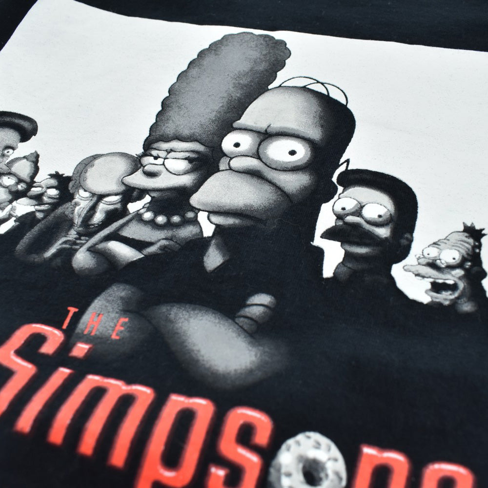 Y2K N.O.S. THE SIMPSONS "SIMPRANOS" ソプラノズ パロディTシャツ 260728H