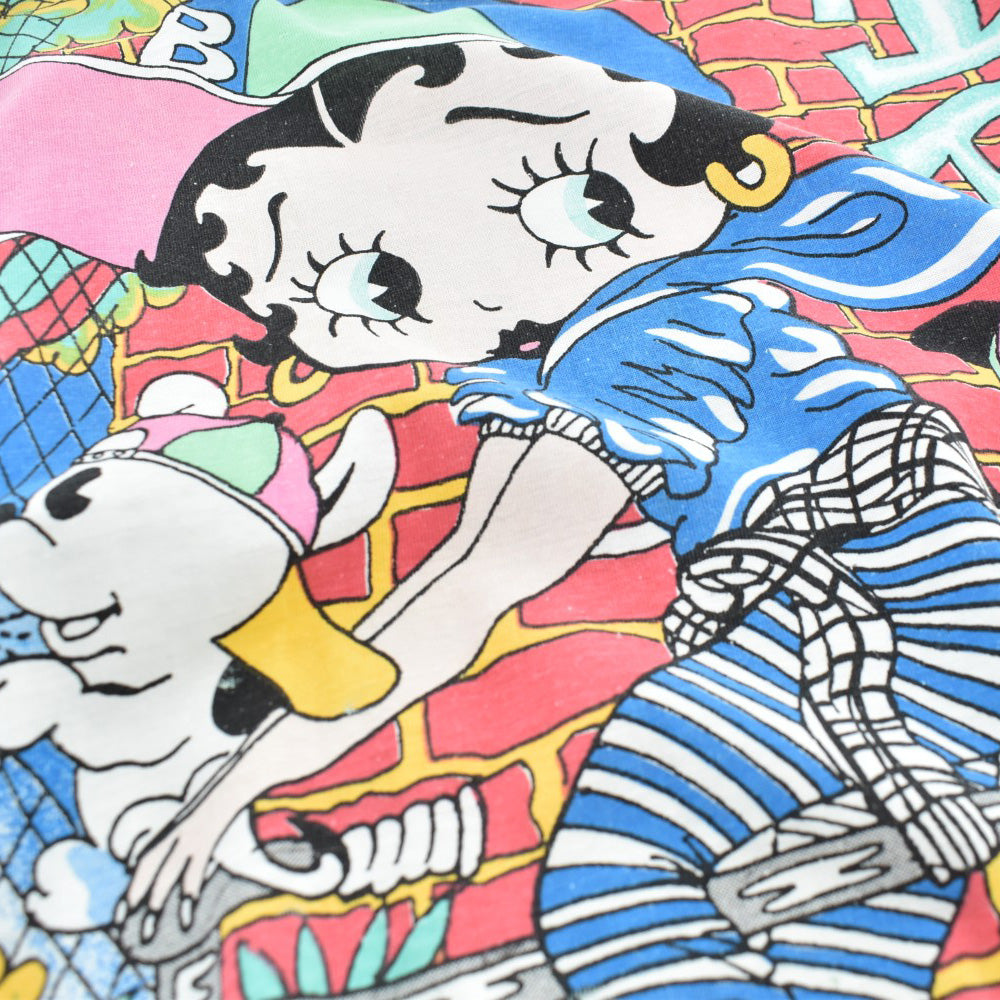 90's Betty Boop AOP オールオーバープリント キャラT 260710H