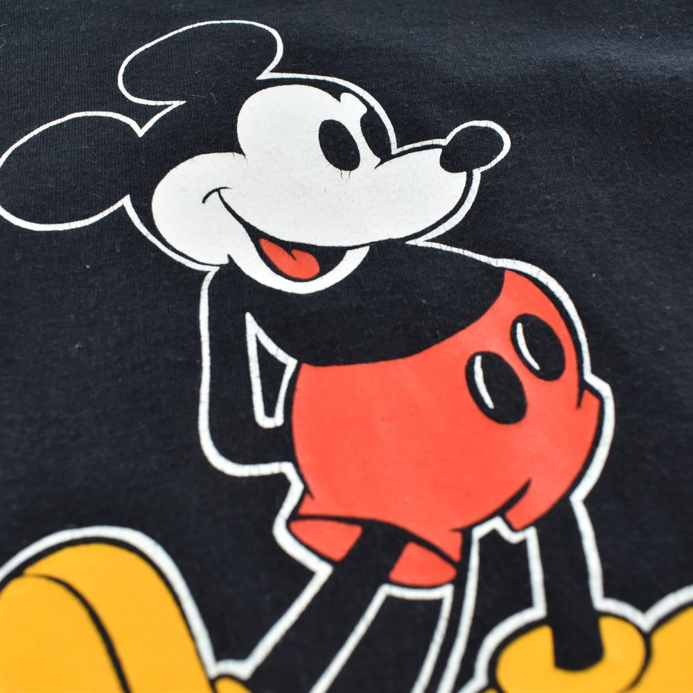 90's Disneyland Paris Mickey Mouse ミッキーT 黒 260818H
