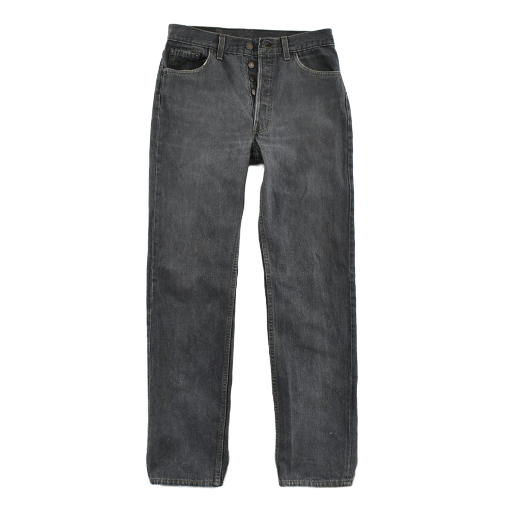 90's Levi's 501 先染めブラックデニム USA製 260904H