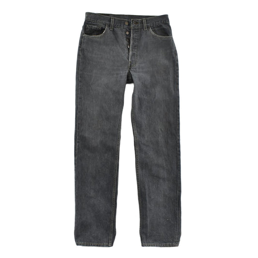 90's Levi's 501 先染めブラックデニム USA製 260904H