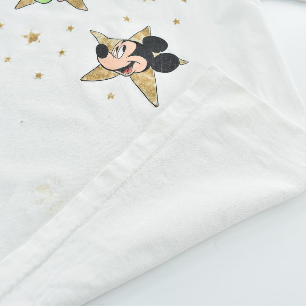 90's Disney ミッキー＆フレンズ スタープリント キャラT USA製 260612H