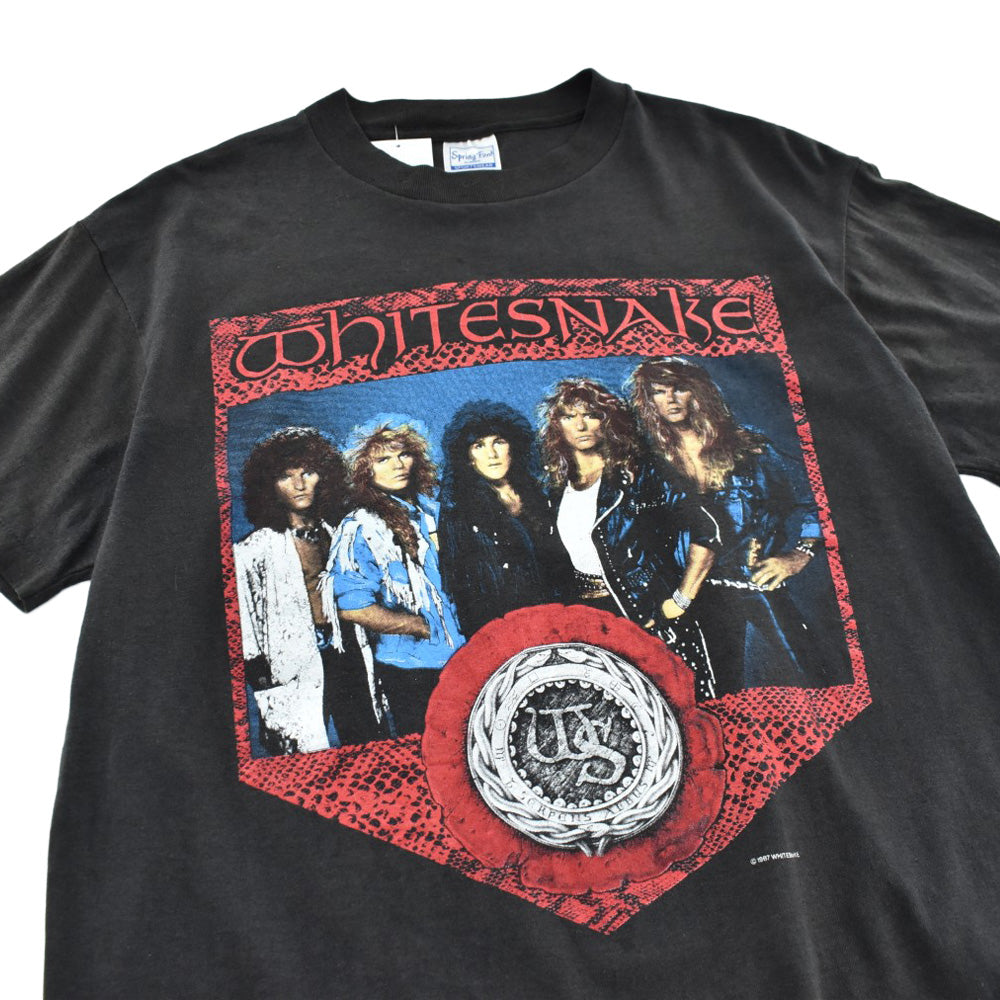 80’s WHITESNAKE “North American Tour 1987” メタル ロックTシャツ 260529H