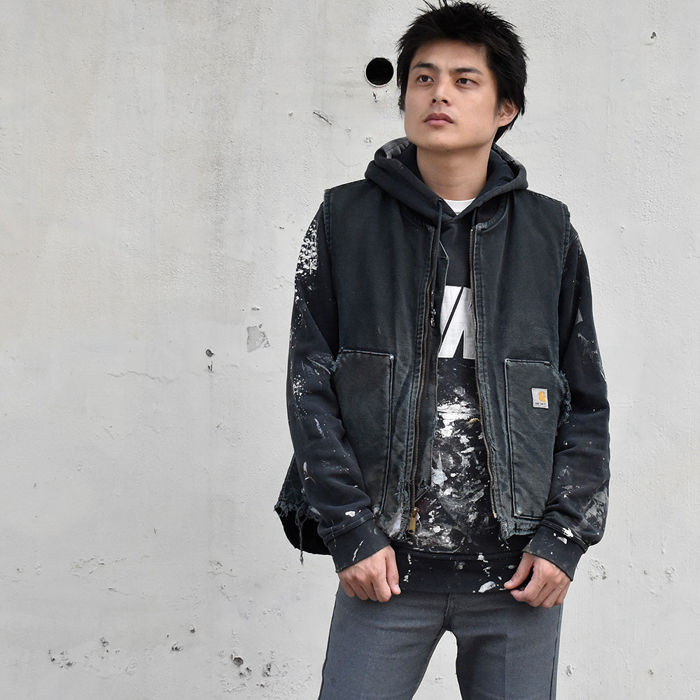 Y2K ダメージ！ Carhartt  ダック ベスト キルティングライナー 240923H
