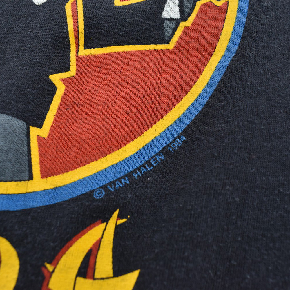 80's Van Halen "1984 Tour of the World" ハードロック Tシャツ 260626H