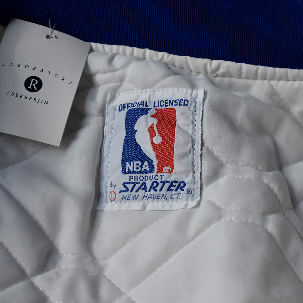 90's STARTER NBA “New York Knicks” 中綿入り ナイロンジャケット USA製 240130H