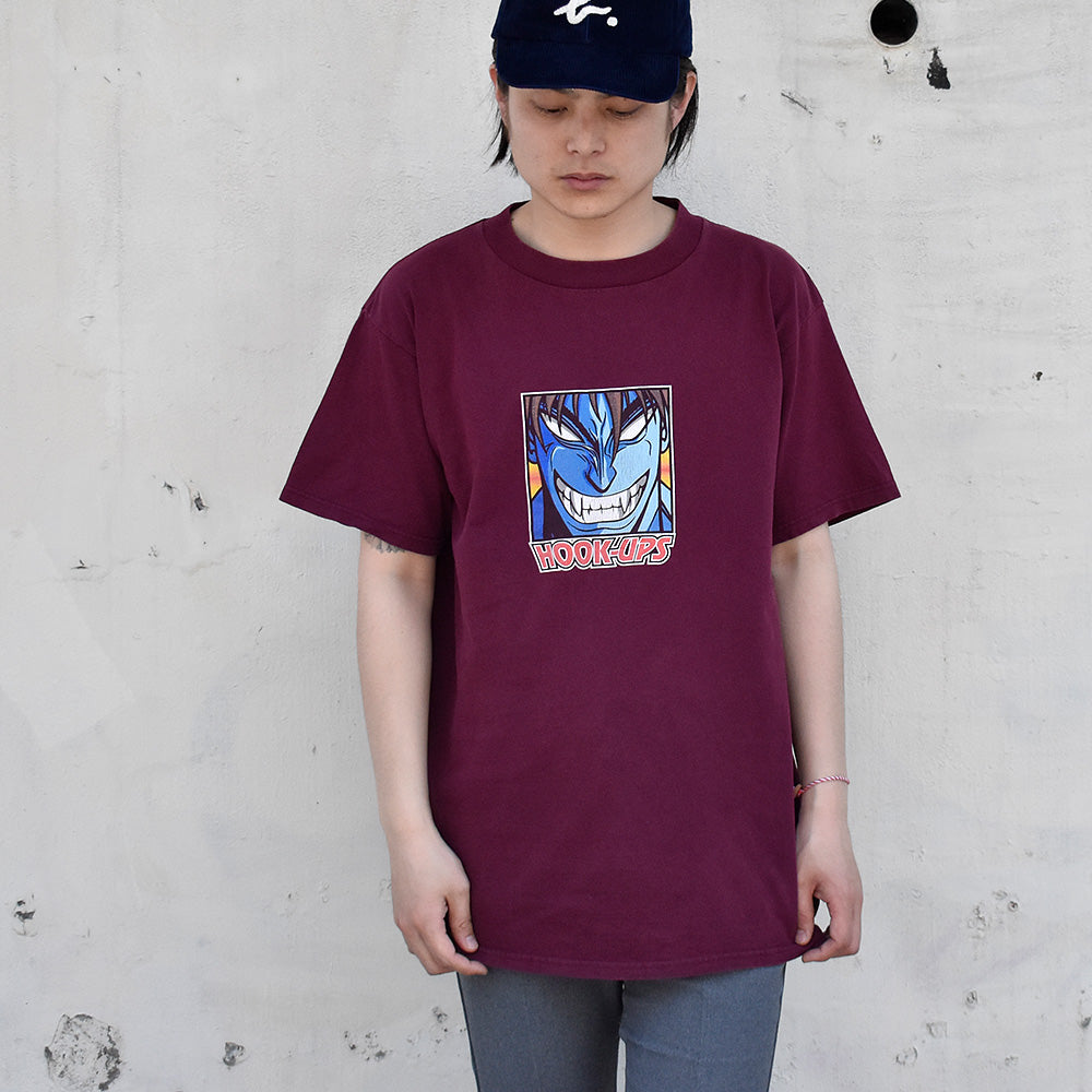 90's レア！ HOOK-UPS Skate Tシャツ 240503H