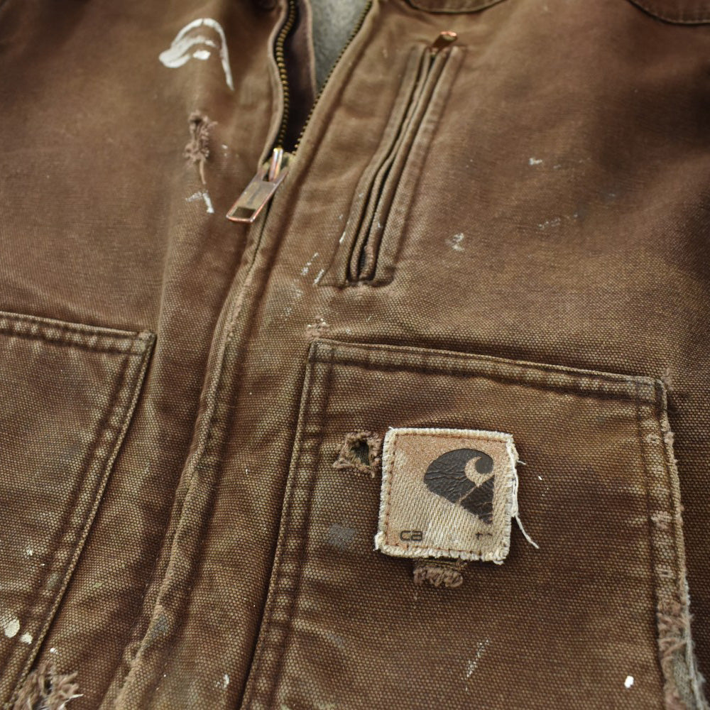 Y2K Carhartt C61 ボロ サンドストーン リッジコート 261006H