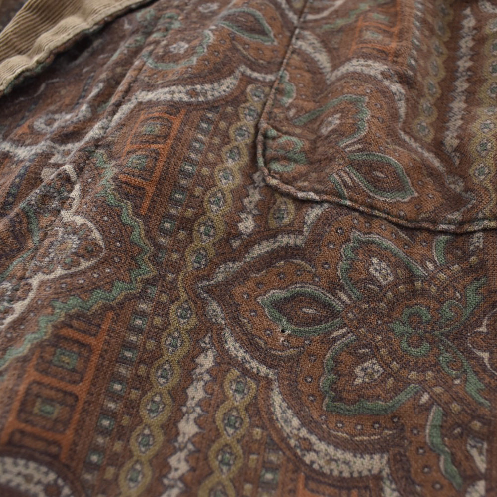 60’s E&W LOUNGE WEAR ペイズリー ショートガウン 261030H