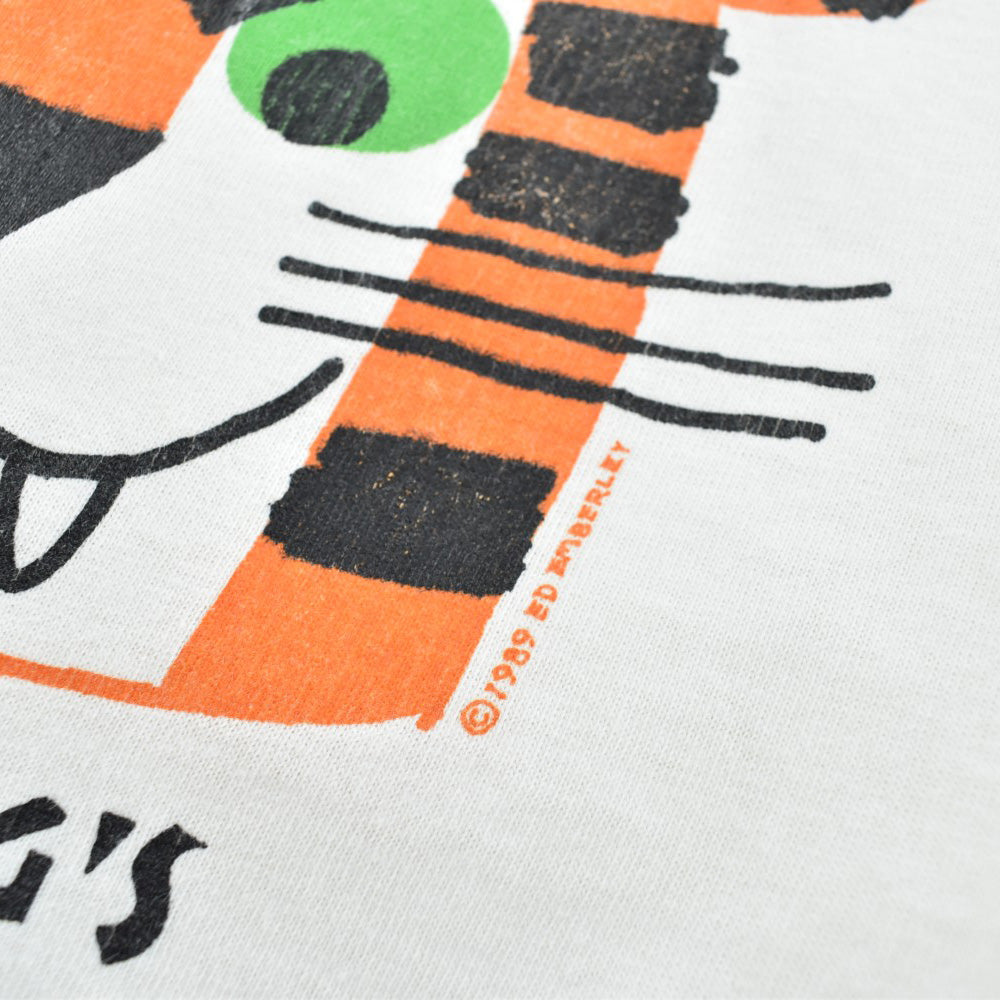 80’s Ed Emberley “GRRREADING'S GRRREAT!” 絵本 アートTシャツ USA製 260807H
