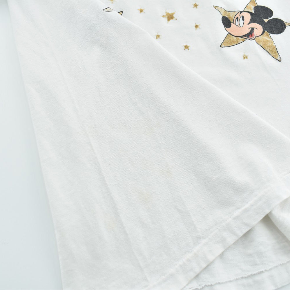 90's Disney ミッキー＆フレンズ スタープリント キャラT USA製 260612H