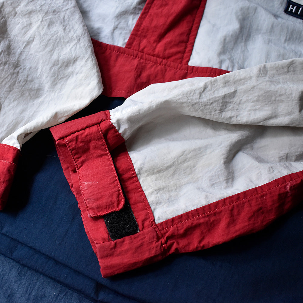 90's TOMMY HILFIGER ナイロン アノラックパーカー 240406H