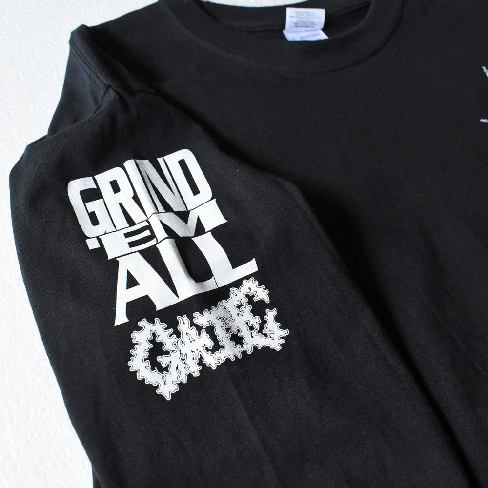 デッドストック！ GATE "Grind ’Em All" ロングスリーブ Tシャツ 250930