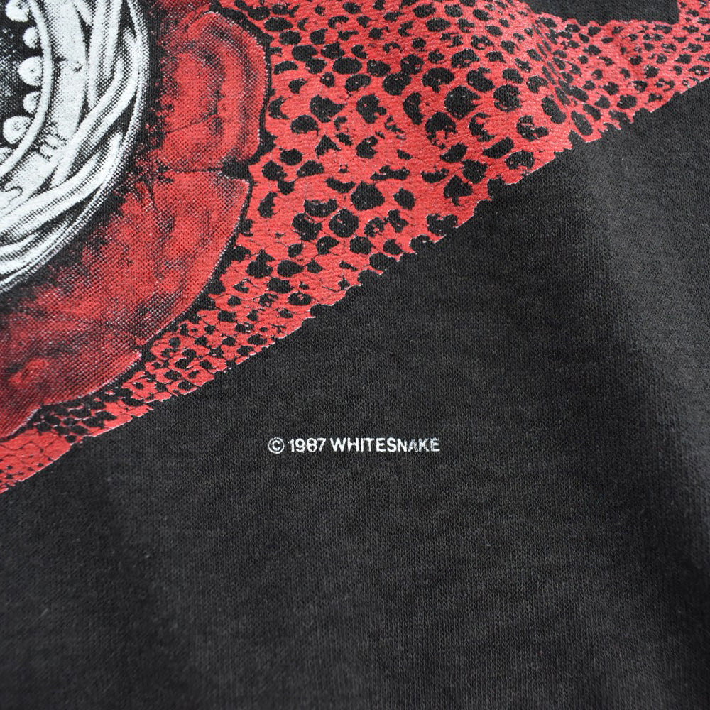 80’s WHITESNAKE “North American Tour 1987” メタル ロックTシャツ 260529H