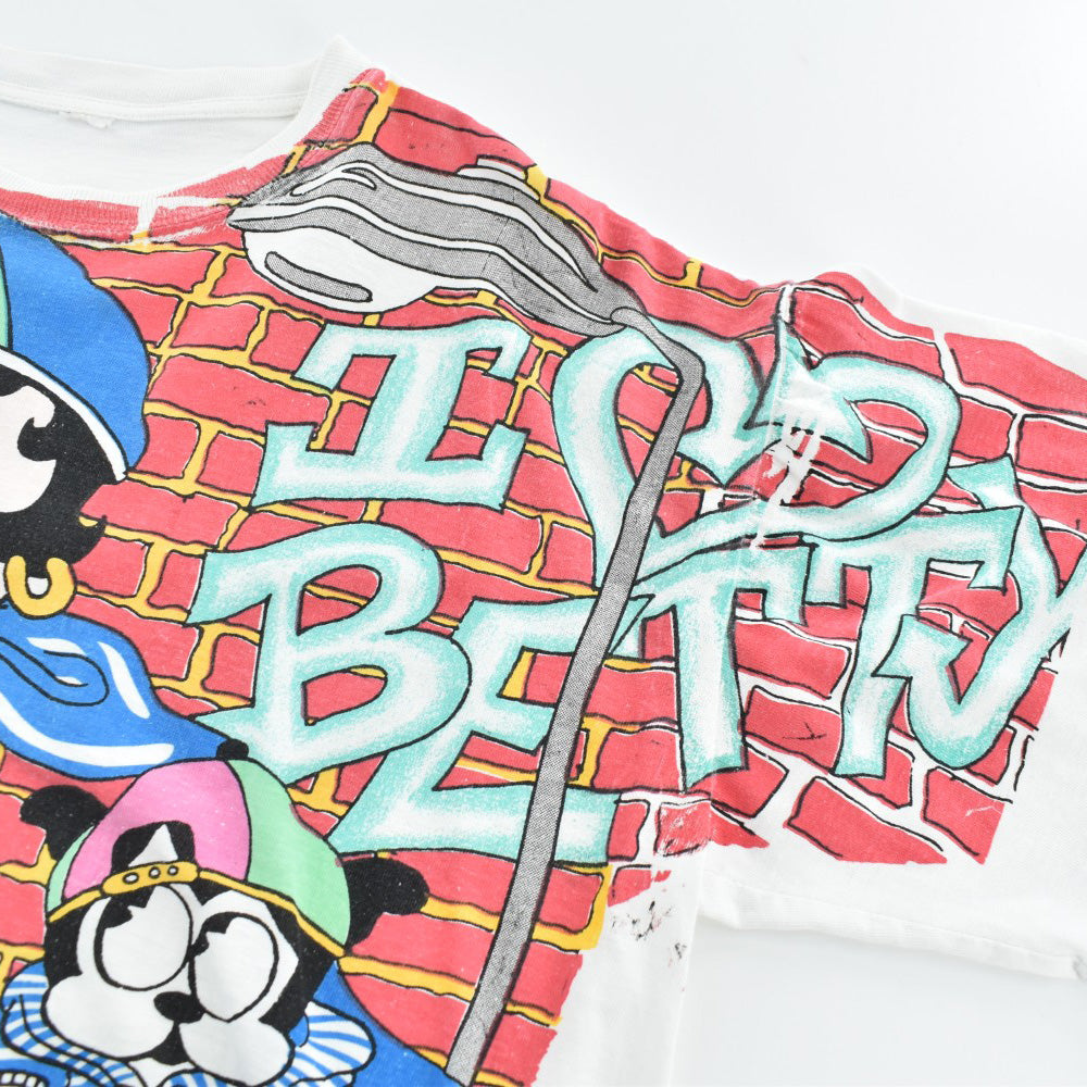 90's Betty Boop AOP オールオーバープリント キャラT 260710H