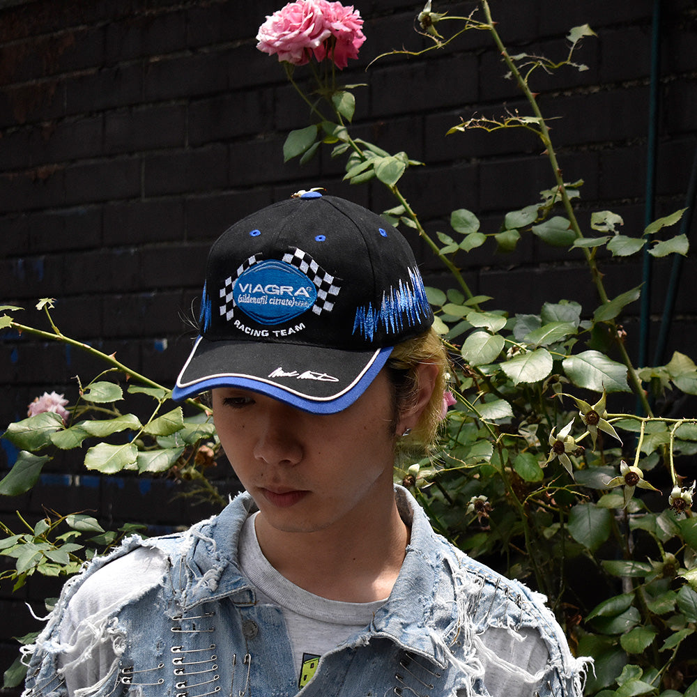 CHECKRED FLAG SPORTS “VIAGRA” NASCAR レーシングCAP デッドストック 250707H