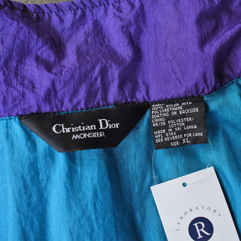 80’s Christian Dior ナイロン トラックジャケット 251007H