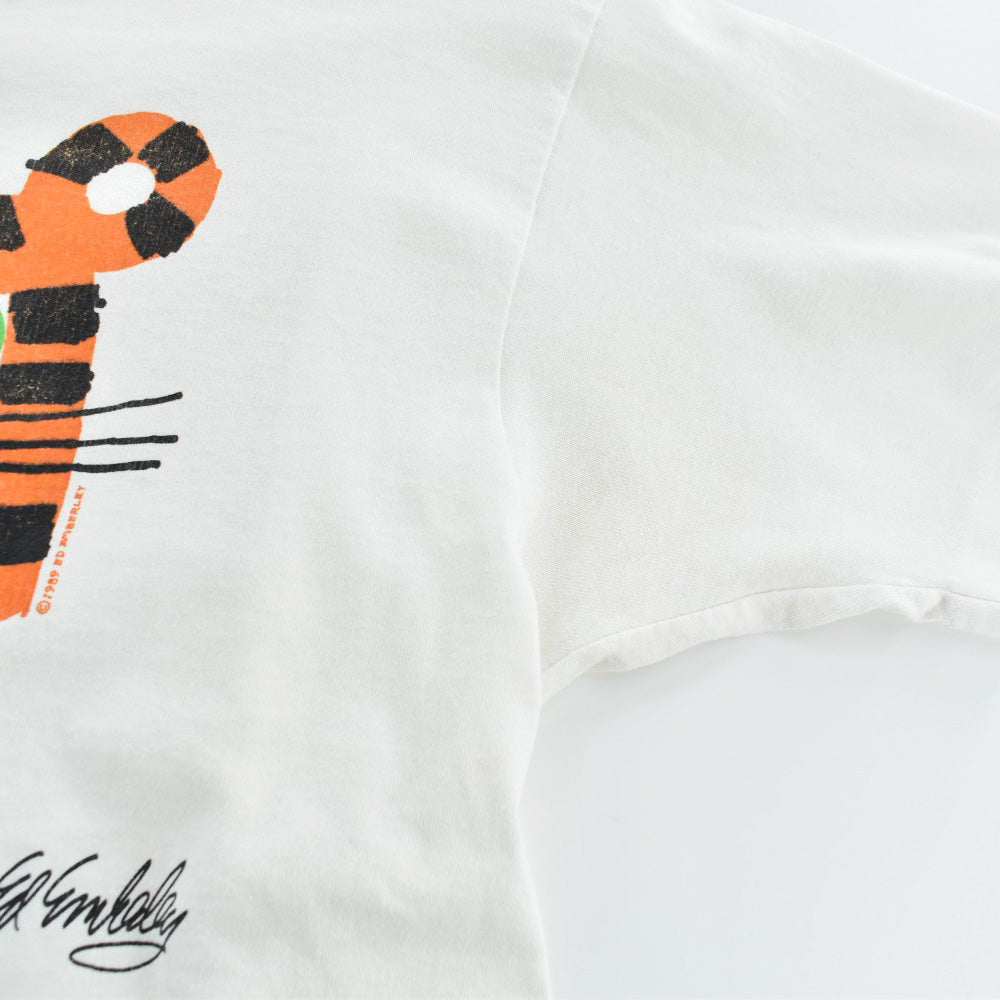 80’s Ed Emberley “GRRREADING'S GRRREAT!” 絵本 アートTシャツ USA製 260807H