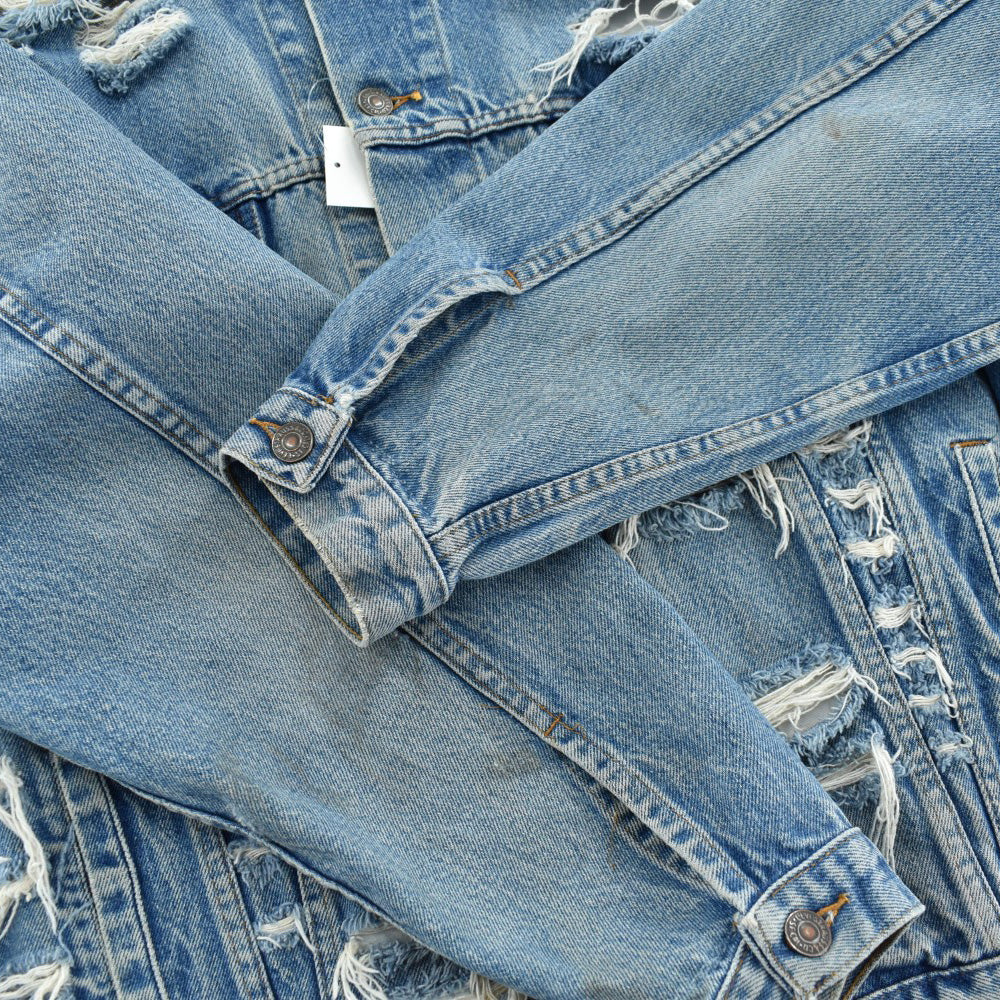 90's Levi's "Furst of a Kind" カスタム クラッシュデニムジャケット 260313H