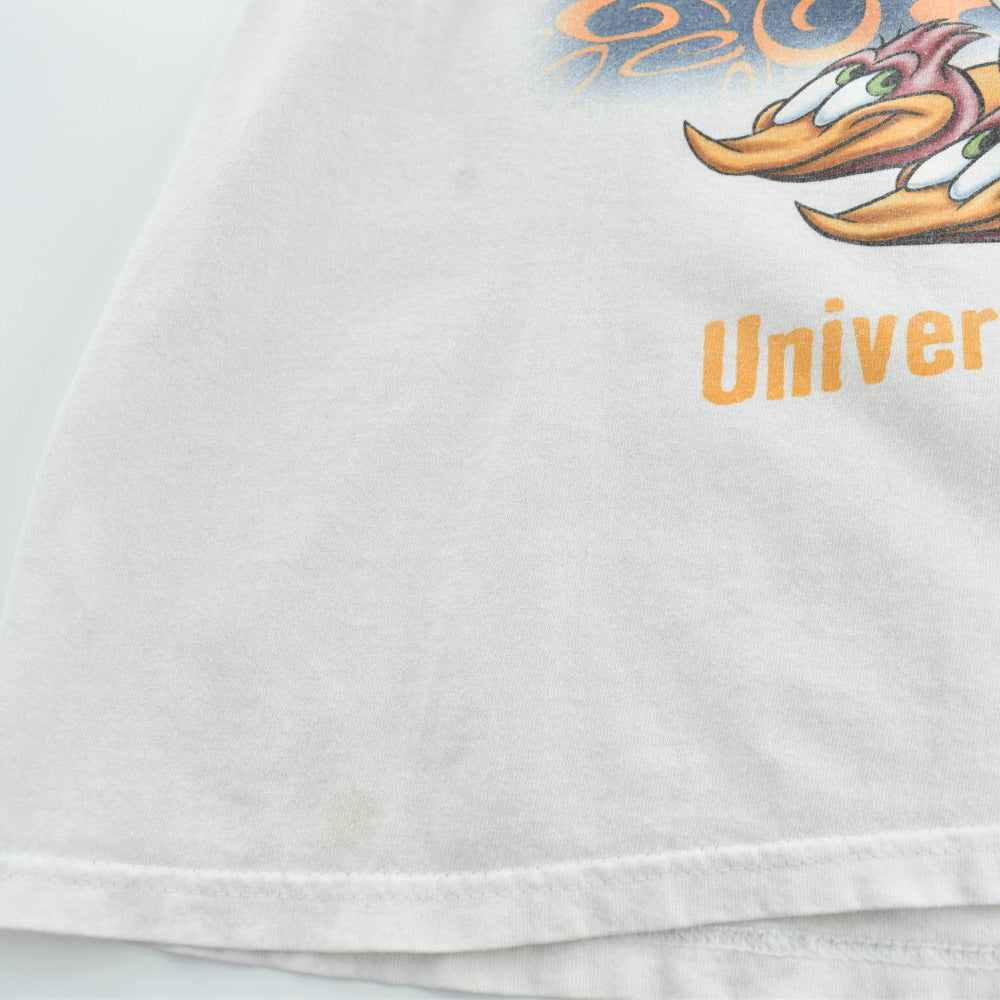 90's~ Universal Studios ウッドペッカー "got coffee?" キャラT USA製 260522H