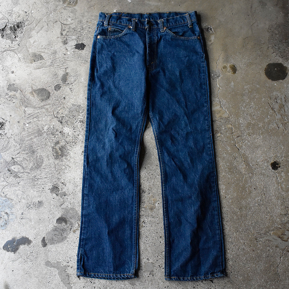 リーバイス 517 オレンジタブ 濃紺 ブーツカット デニムパンツ 1981年 USA製 ヴィンテージ