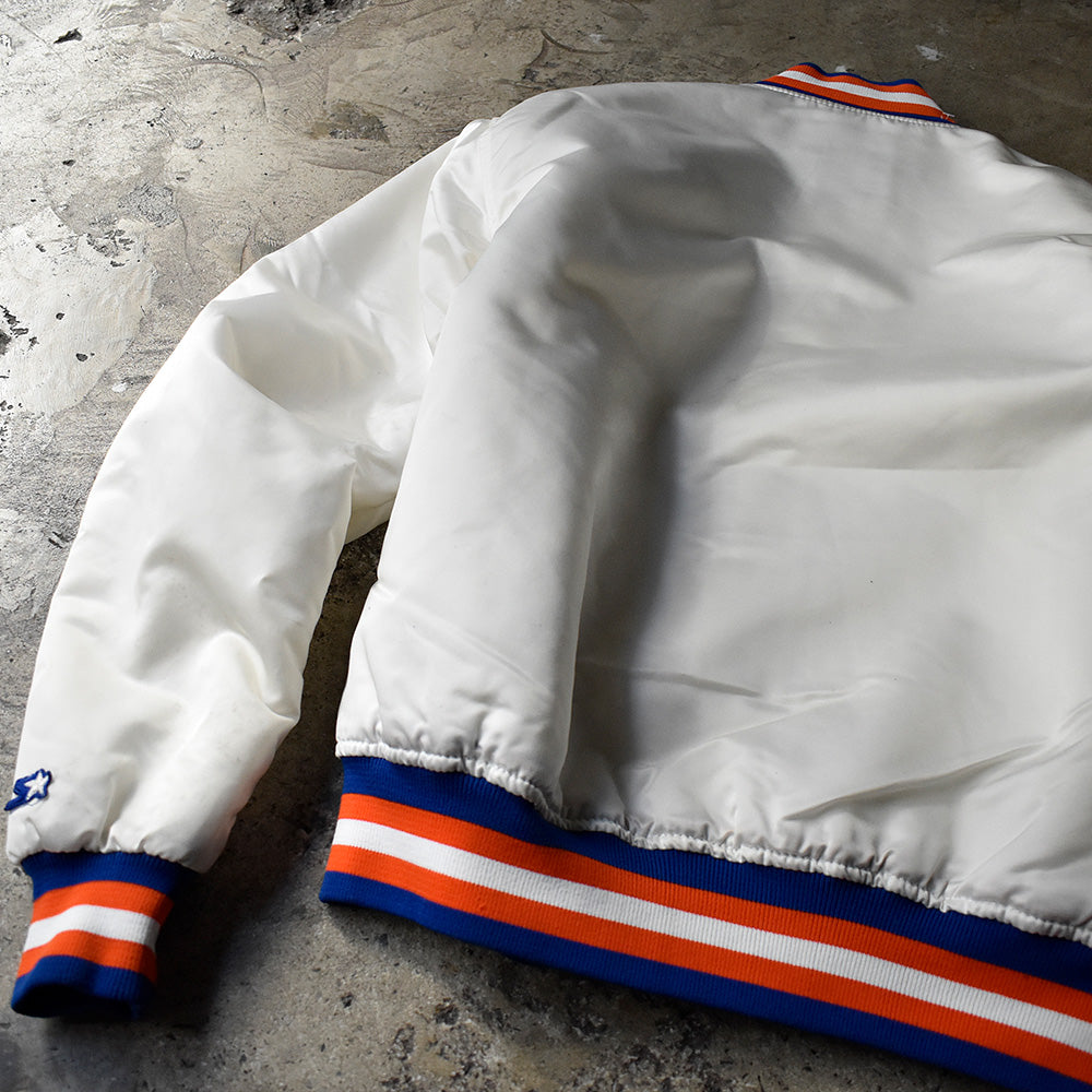 90's STARTER NBA “New York Knicks” 中綿入り ナイロンジャケット USA製 240130H