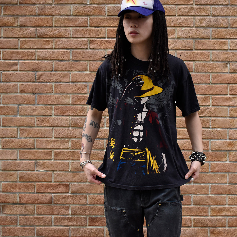 Y2K “ONE PIECE“ ルフィ “海賊“ Tシャツ 240430H