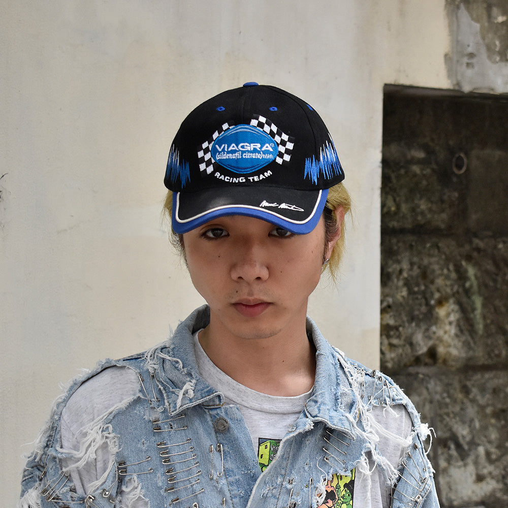 CHECKRED FLAG SPORTS “VIAGRA” NASCAR レーシングCAP デッドストック 250707H