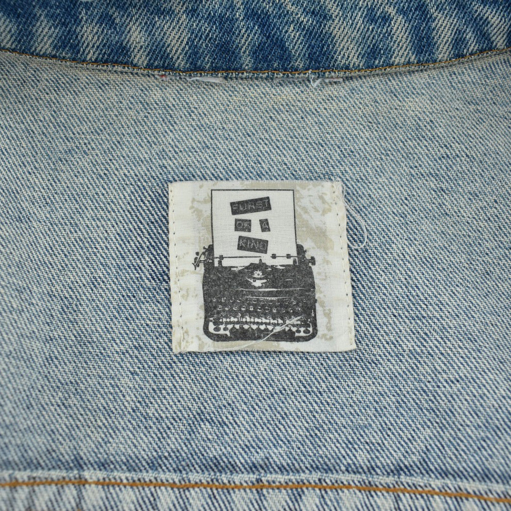 90's Levi's "Furst of a Kind" カスタム クラッシュデニムジャケット 260313H