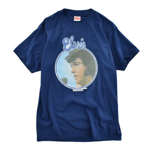 70's N.O.S. Elvis Presley "IN CONCERT" フォトプリントTシャツ 260616H