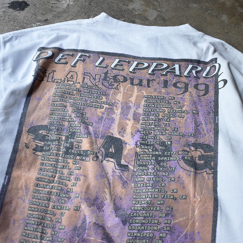 90's Def Leppard “Slang“ Tour ロック Tシャツ 250827H