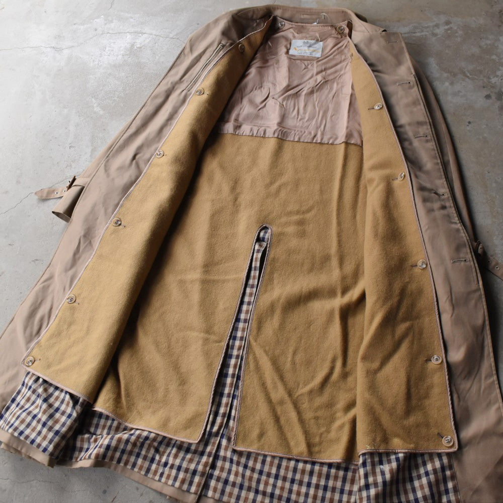 90’s Aquascutum “Aqua 5” ライナー付きステンカラーコート 251114H