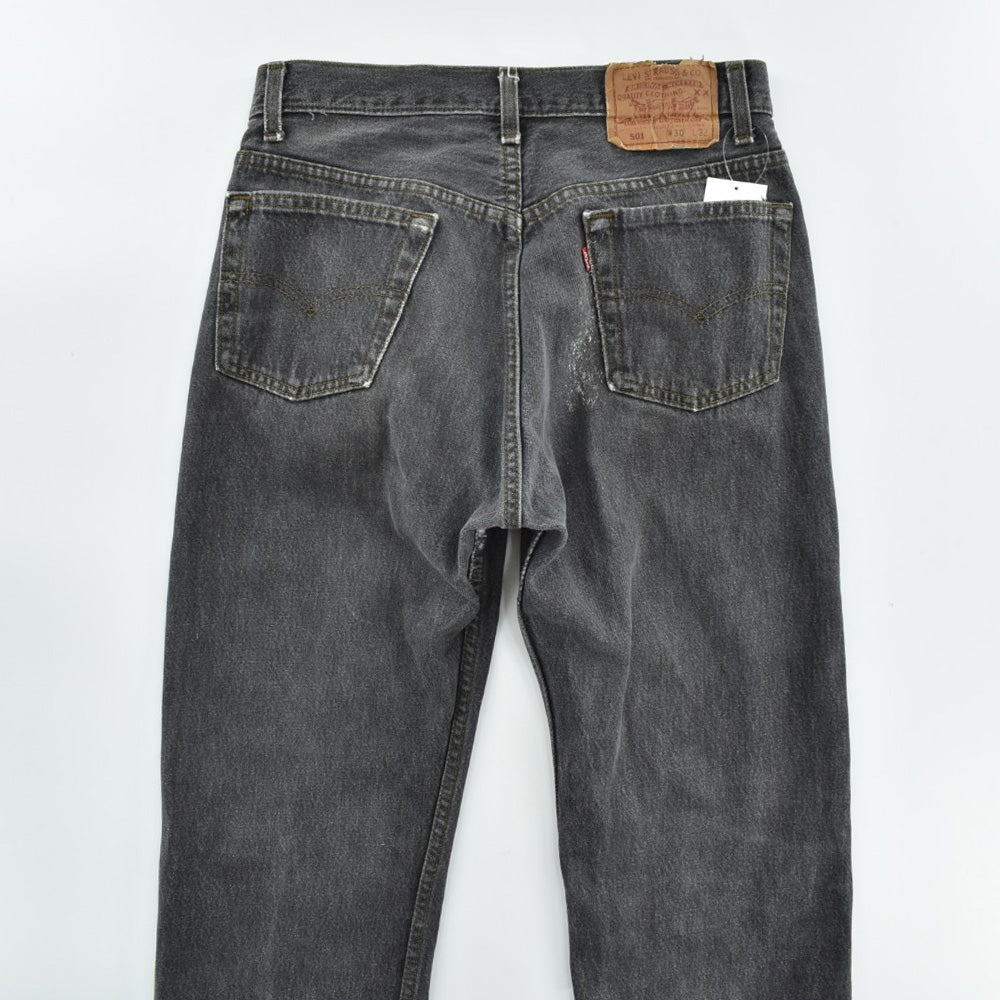 90's Levi's 501 先染めブラックデニム USA製 260904H