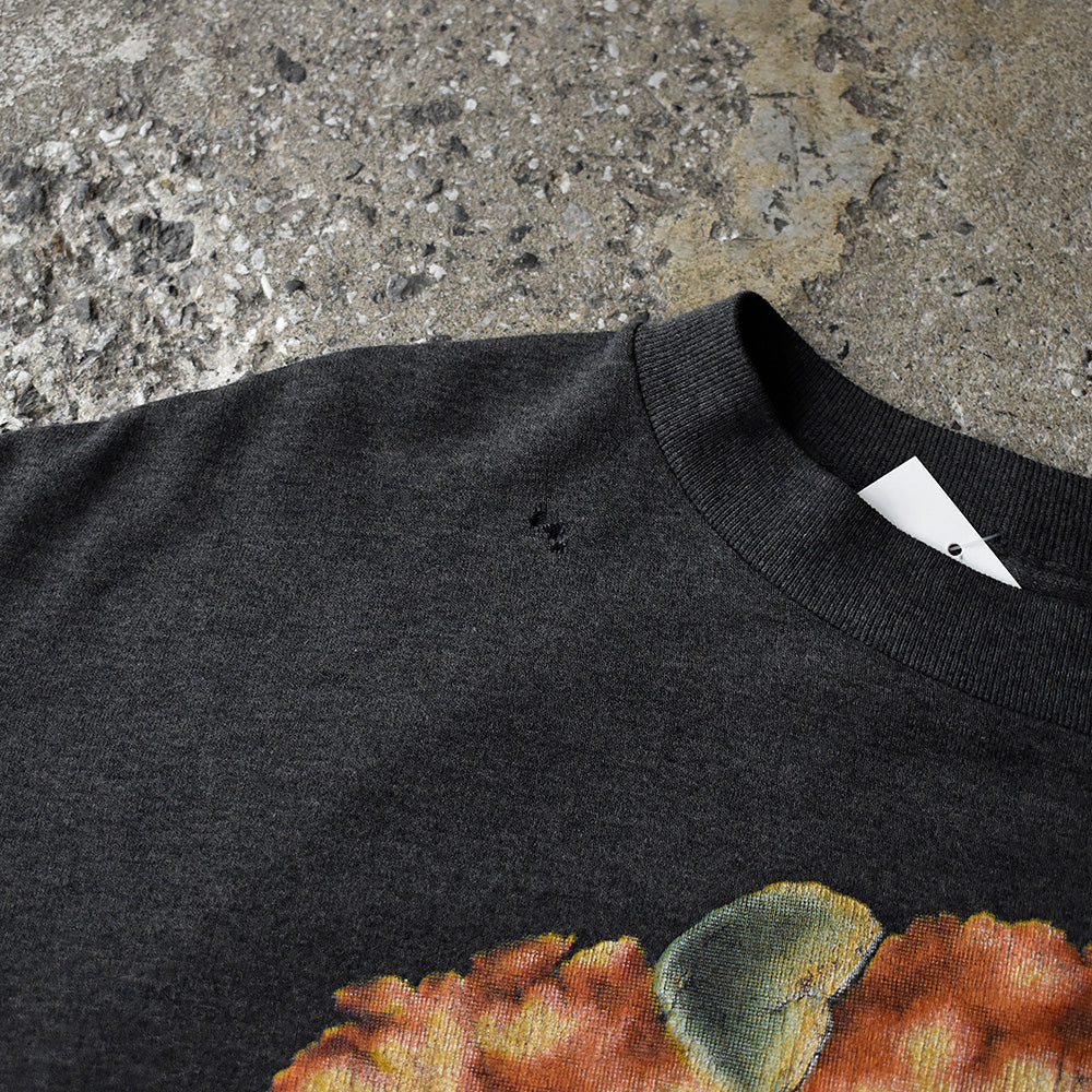 80's 3D EMBLEM “ATOMIC ROCK“ Skull Tシャツ USA製 250526H