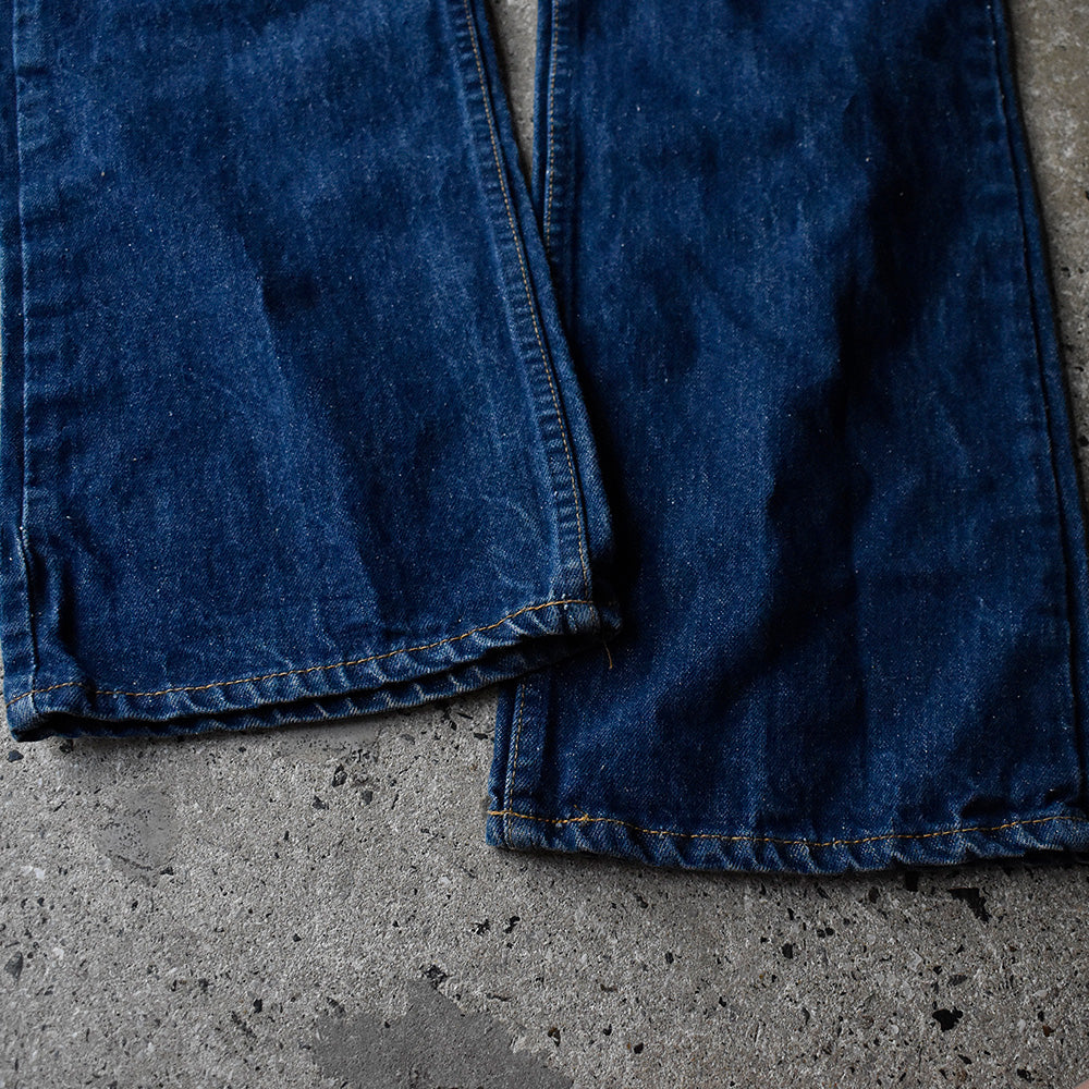 80’s Levi's 517 濃紺 ブーツカット デニムパンツ USA製 オレンジタブ  250802H