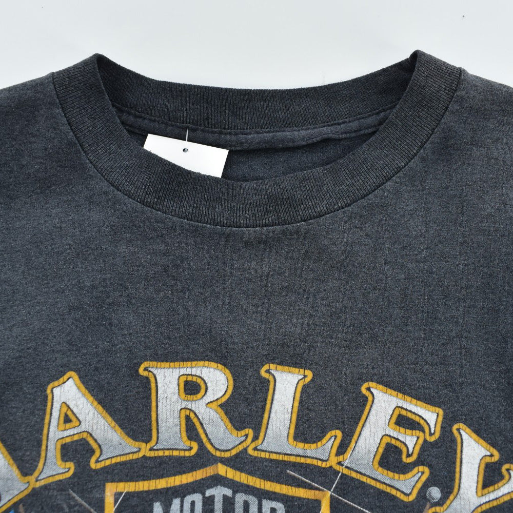 90's Harley-Davidson 3D Emblem 星条旗 バーアンドシールド ハーレーT 260901H