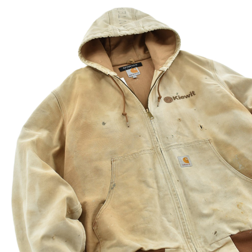 Carhartt パーカー ボロ 鬼フェード USA製 Carhartt 
