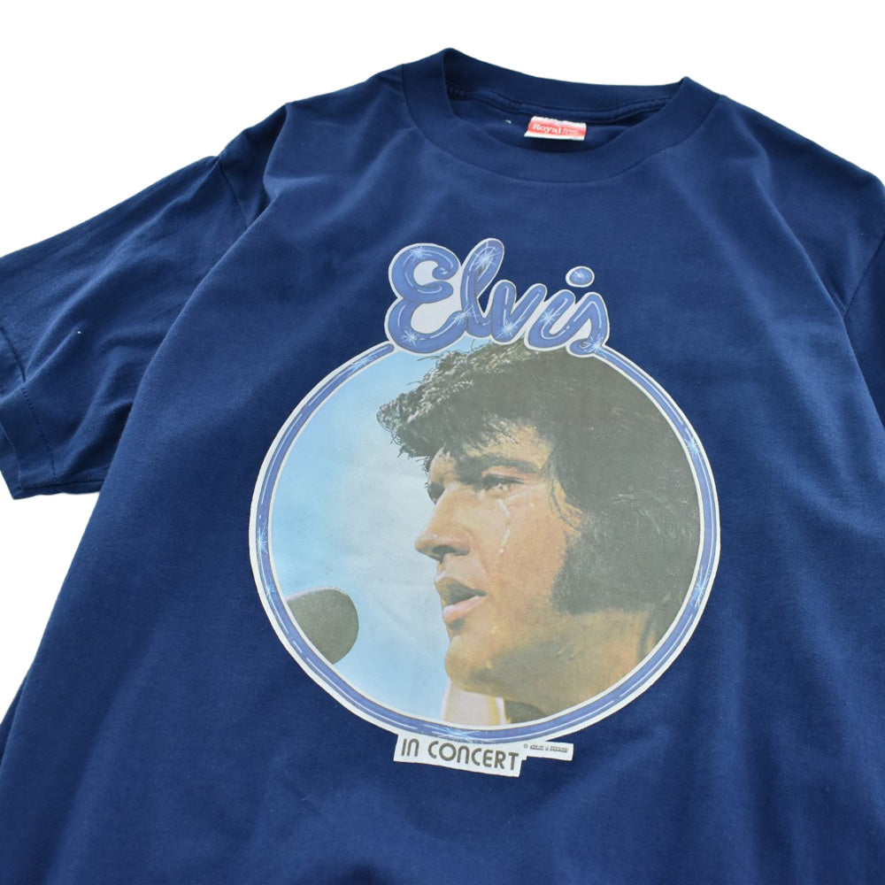 70's N.O.S. Elvis Presley "IN CONCERT" フォトプリントTシャツ 260616H