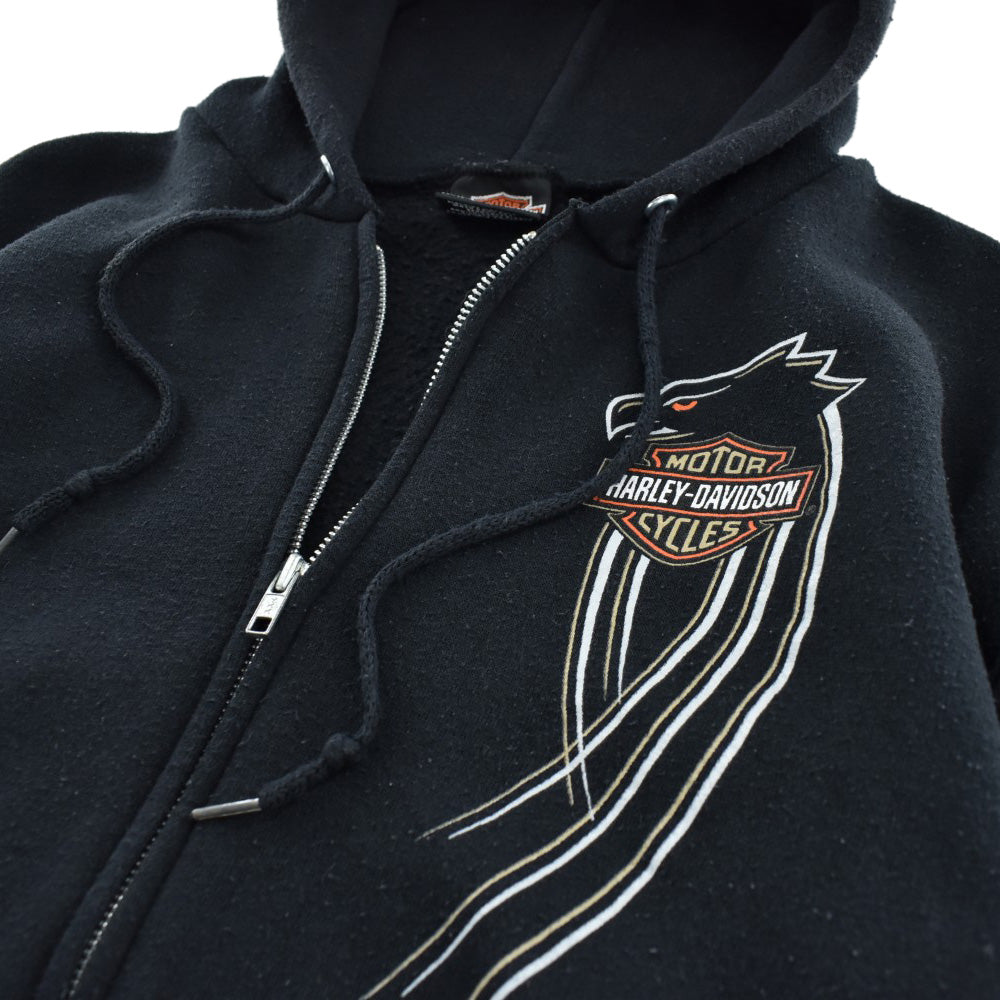 90's Harley-Davidson "Cycle Stop" イーグル ジップパーカー 260612H