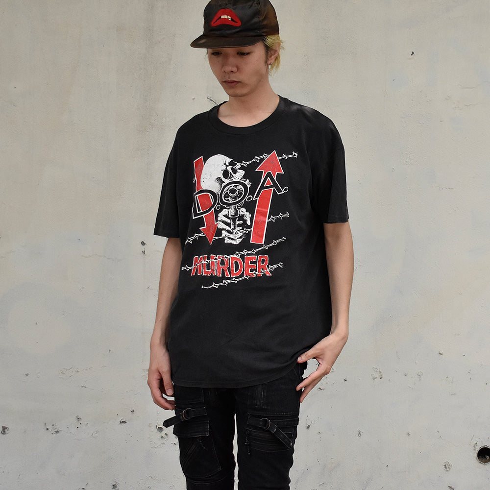 90's D.O.A. “Murder“ ロック Tシャツ 250707H